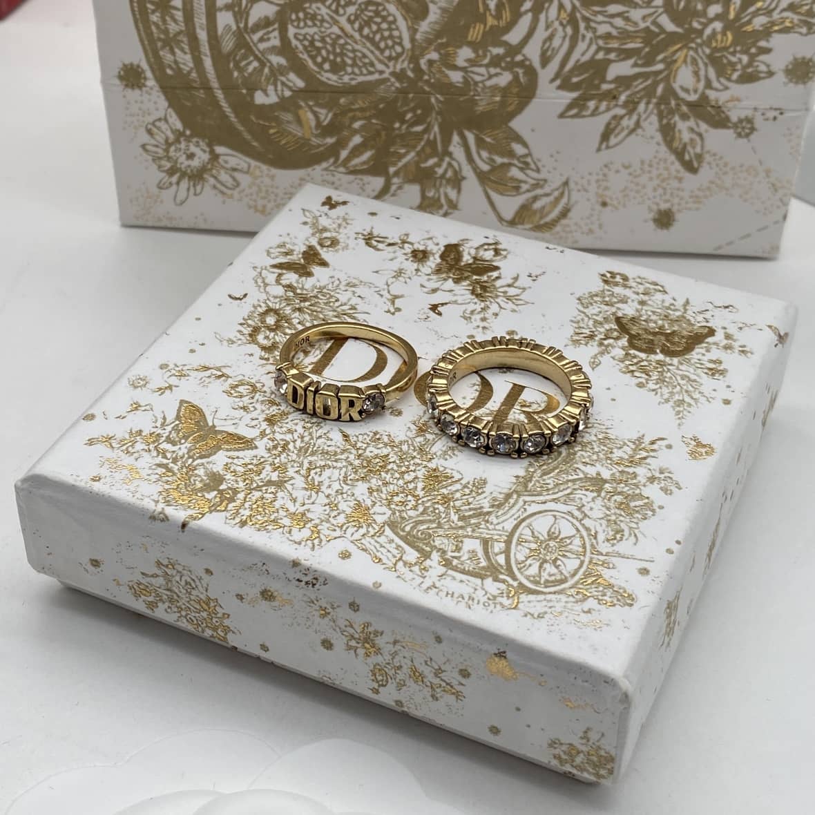 Wholesale Chr1st1an D10r Logo Ring