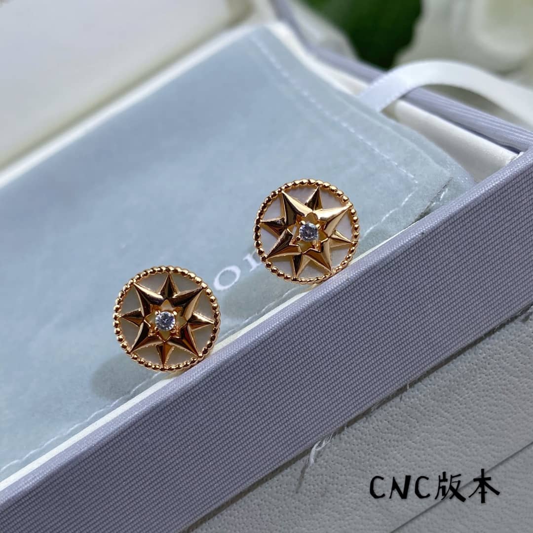 Knockoff Chr1st1an D10r Logo Earring