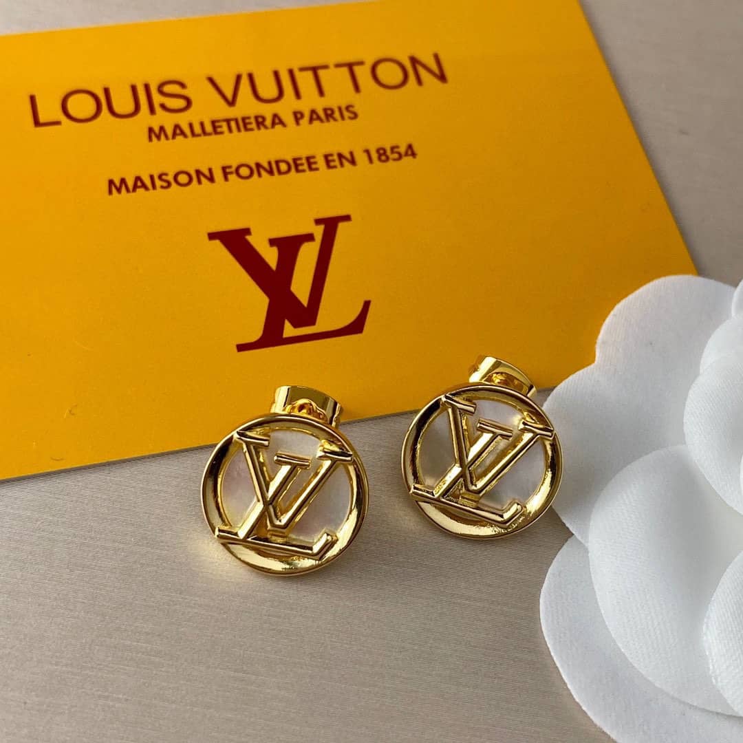 Fake L0vis Vvtt0n Logo Earring