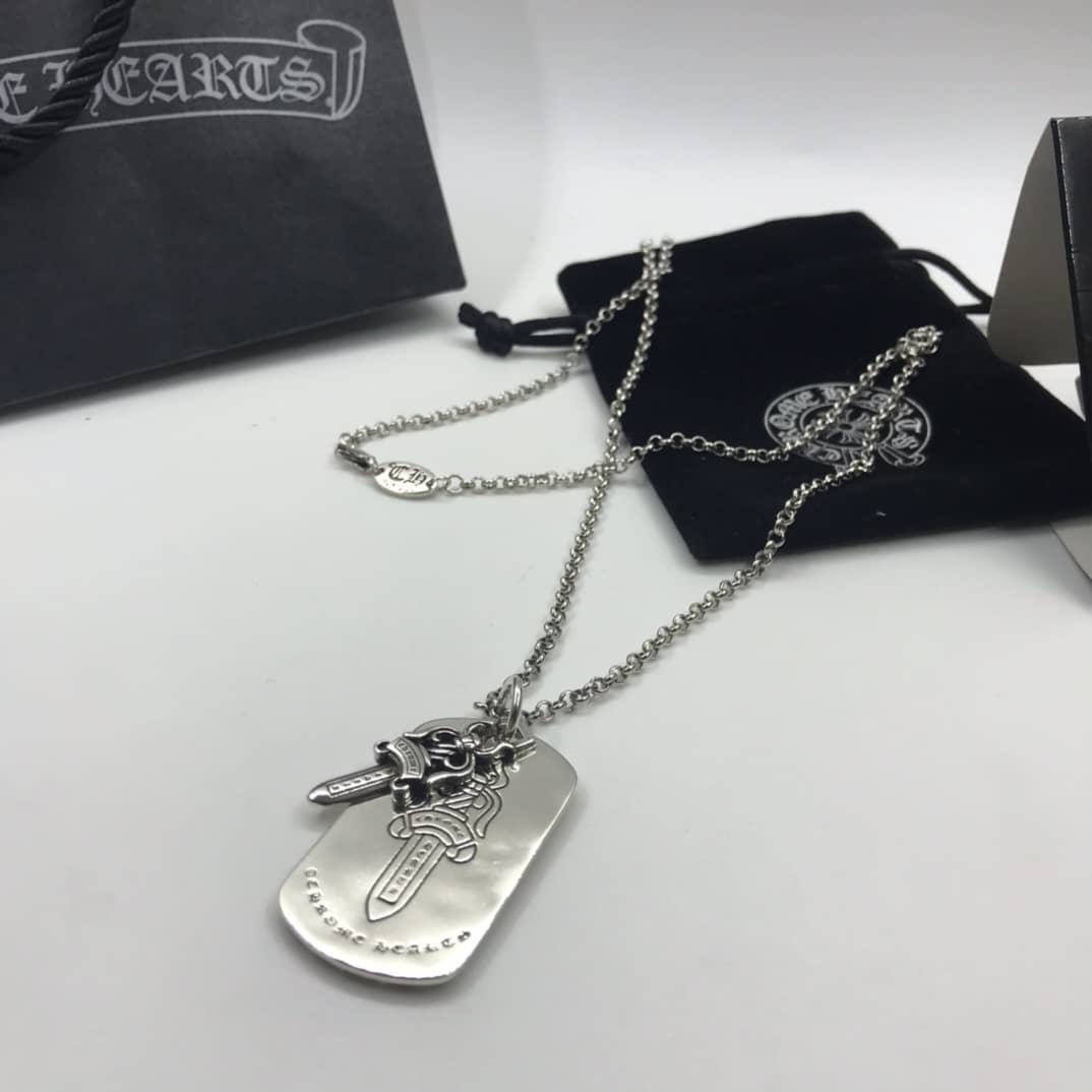 Ch*0me He**ts Necklace Copy
