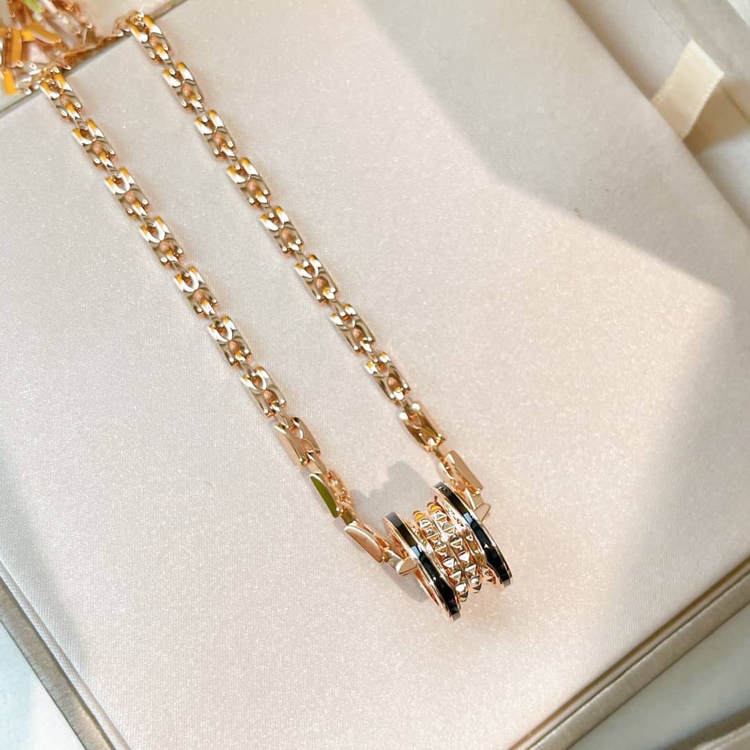 Knockoff Bv1g*ai Logo Necklace