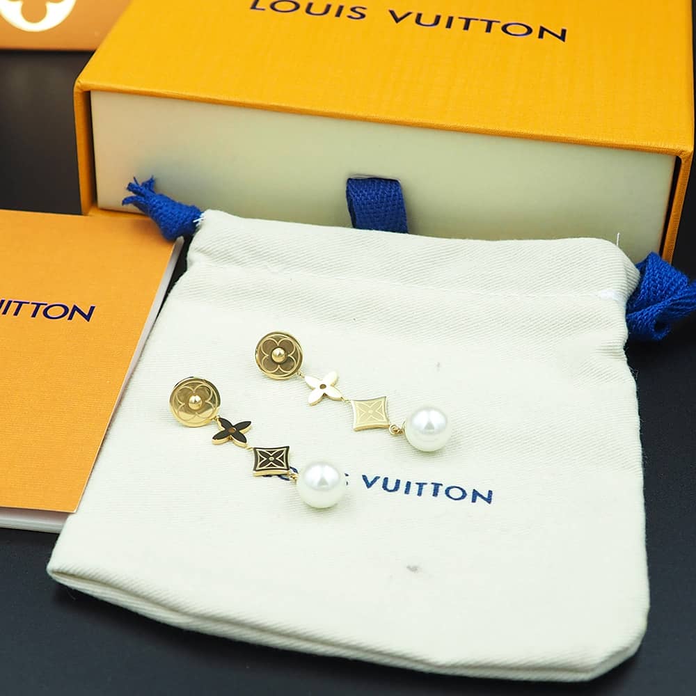 Fake L0vis Vvtt0n Logo Earring