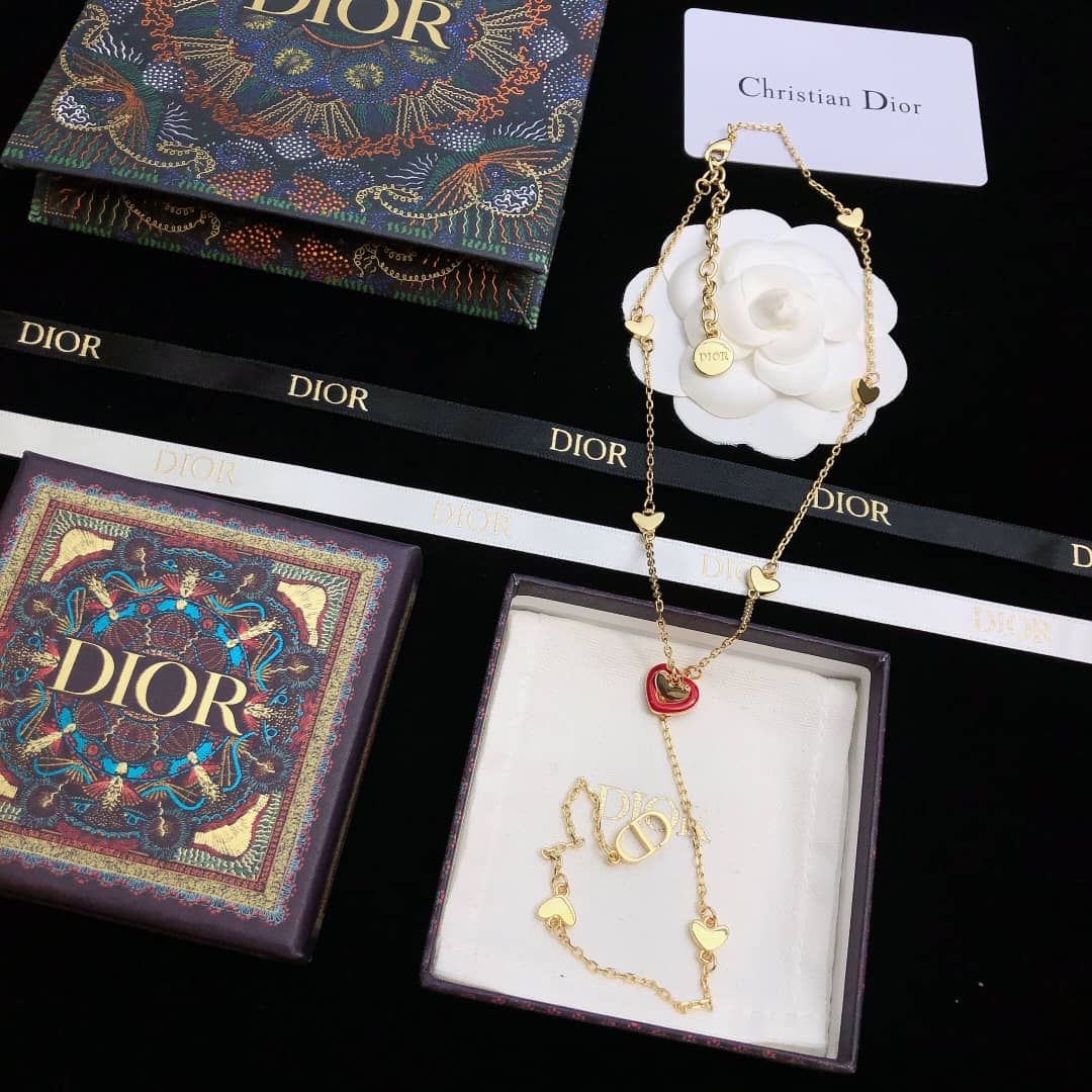 Wholesale Chr1st1an D10r Logo Necklace