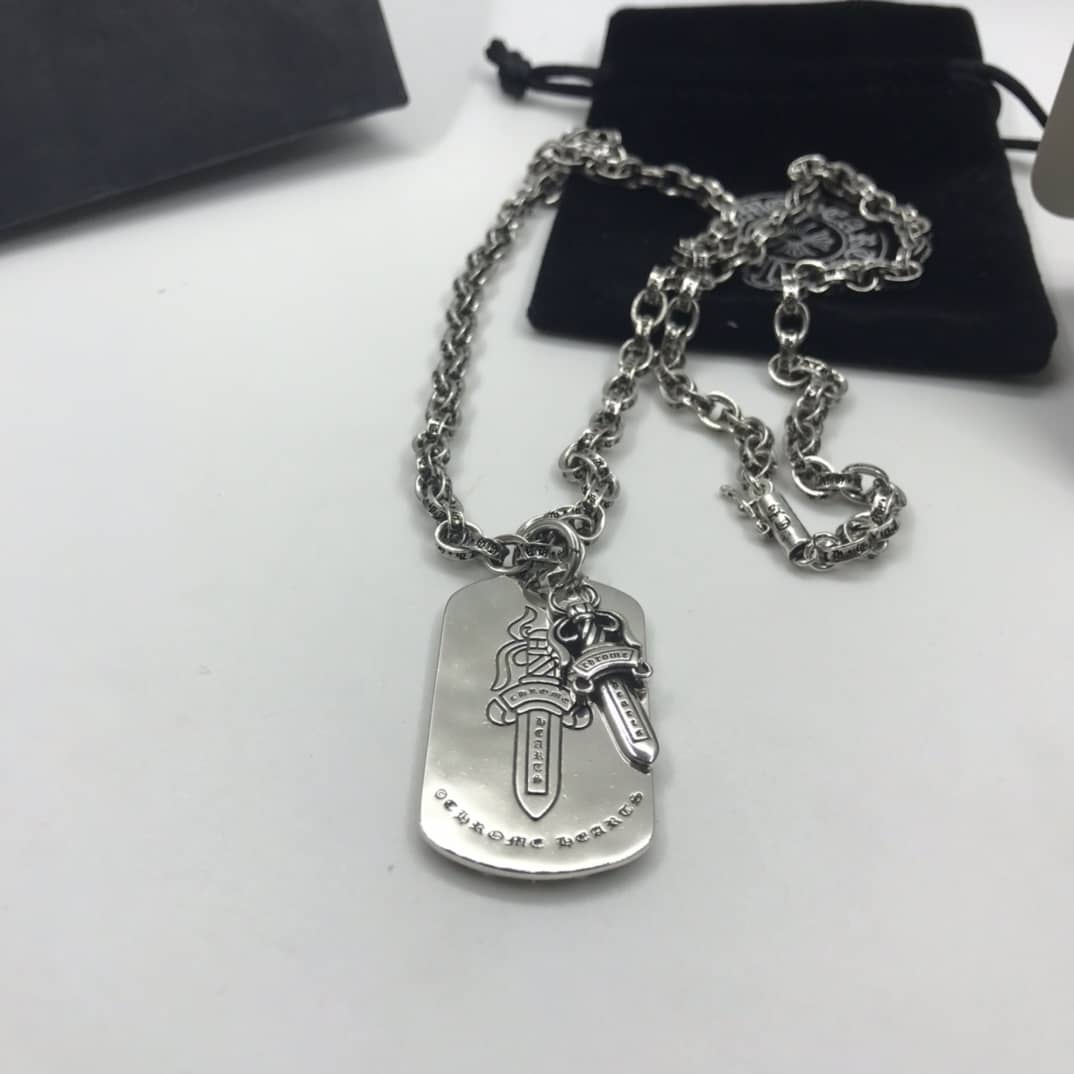Ch*0me He**ts Necklace Copy