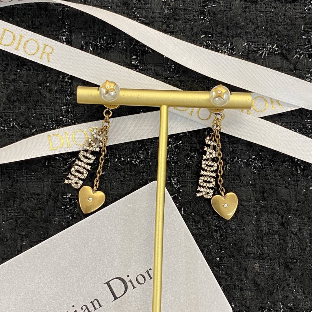 Wholesale Chr1st1an D10r Logo Earring