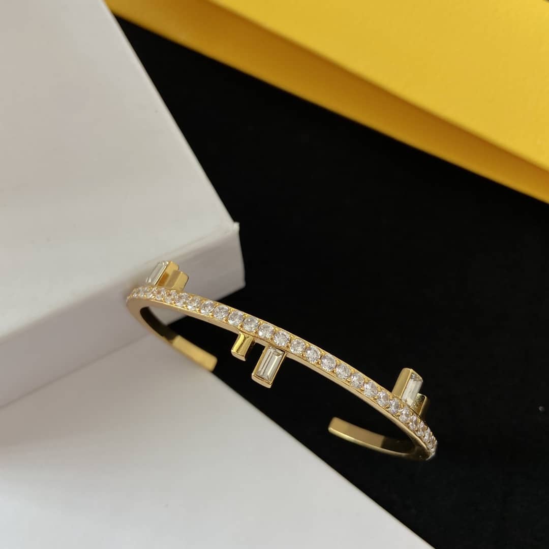 Knockoff F**di Logo Bracelet