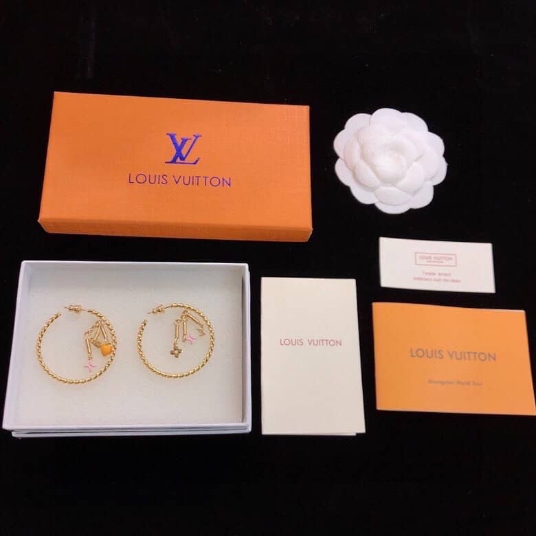 Fake L0vis Vvtt0n Logo Earring