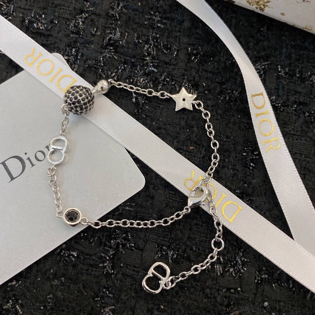 Knockoff Chr1st1an D10r Logo Bracelet