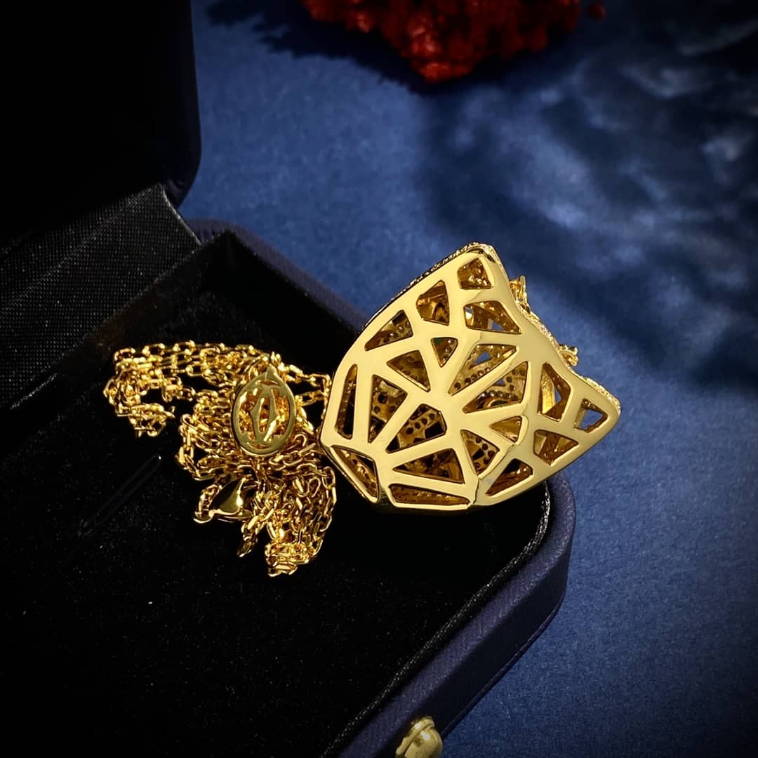 Fake Ca*t1er Logo Necklace