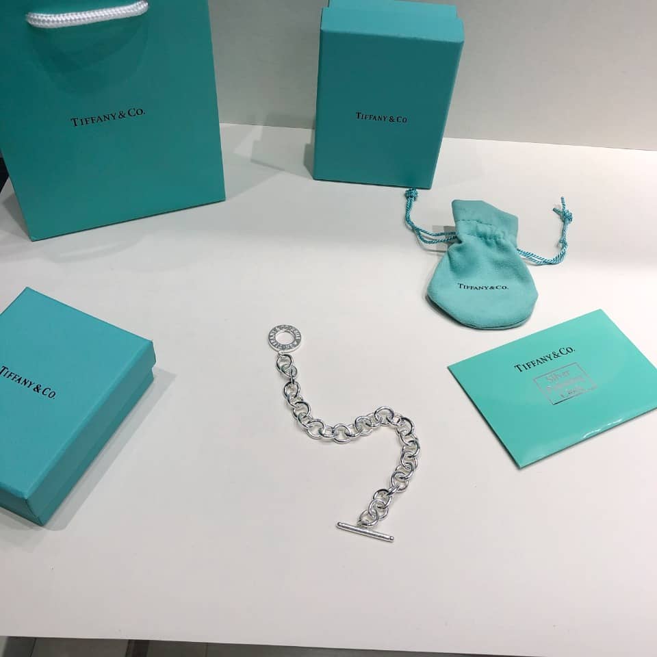 Fake T*f*ny Logo Bracelet