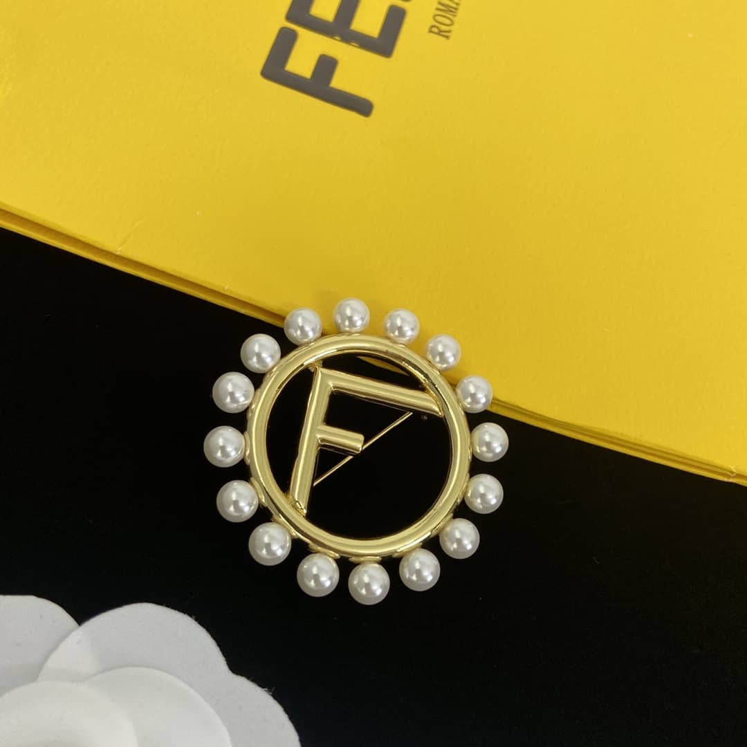 7 Star F**di Brooch