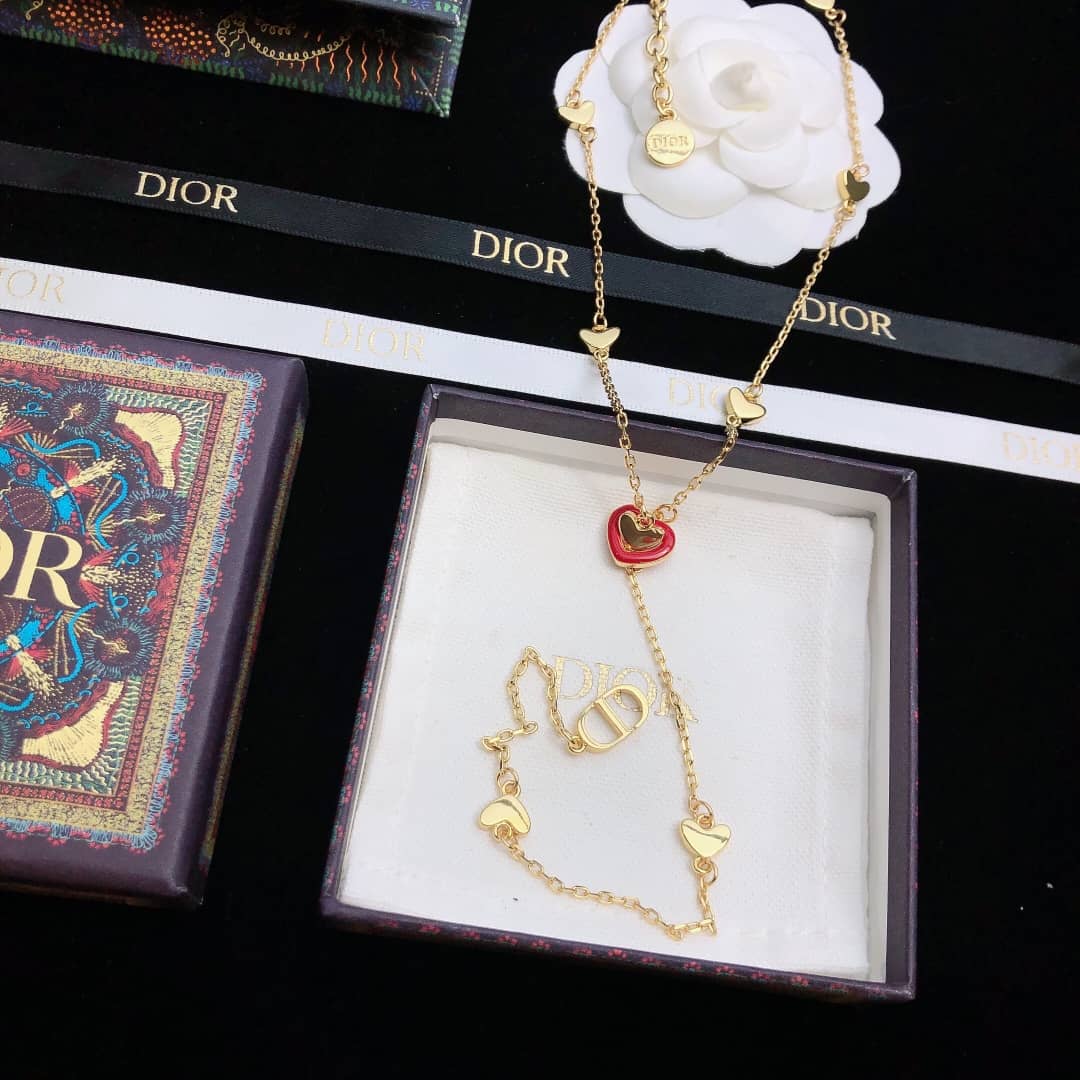 Wholesale Chr1st1an D10r Logo Necklace