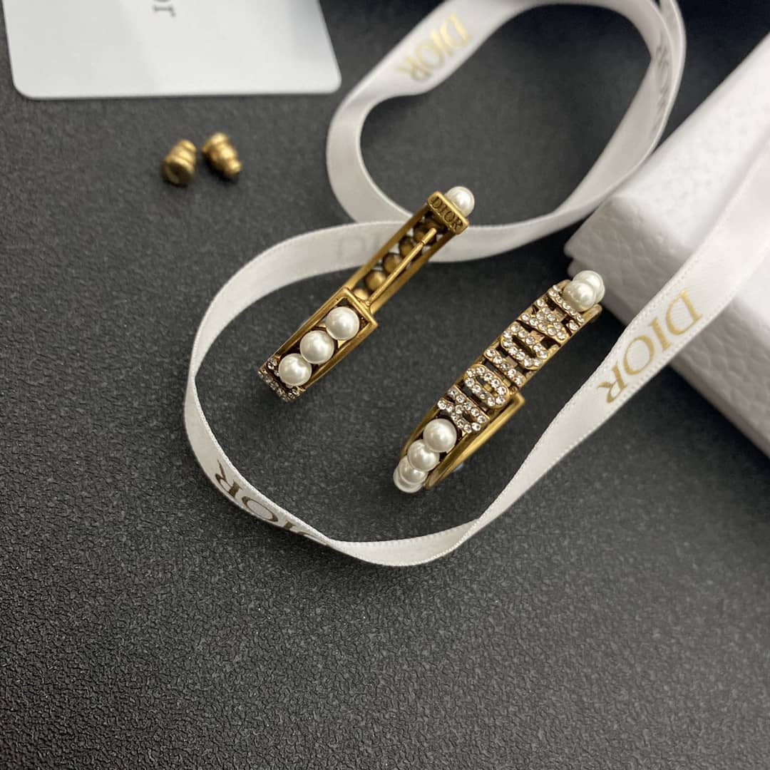 Wholesale Chr1st1an D10r Logo Earring