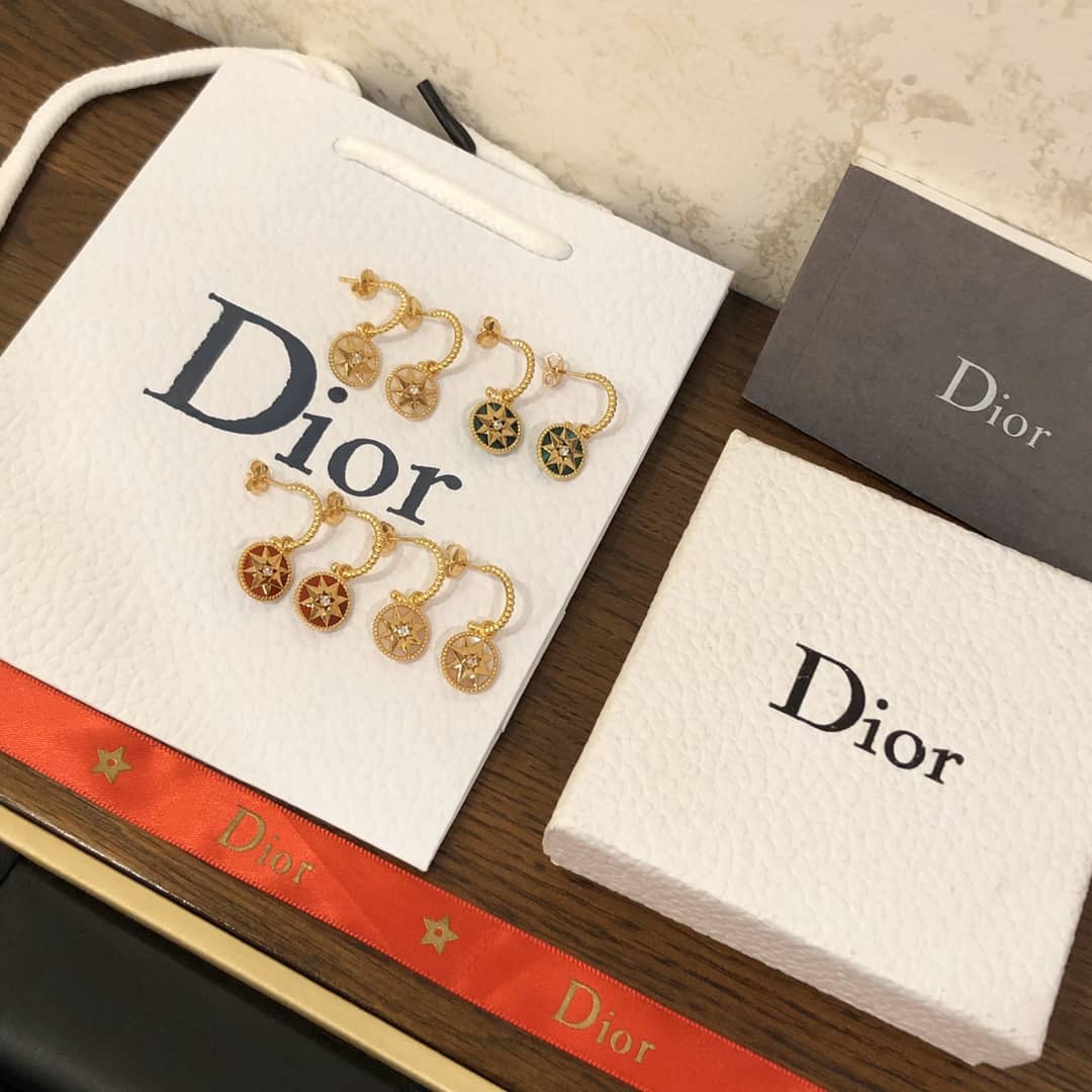 Wholesale Chr1st1an D10r Logo Earring