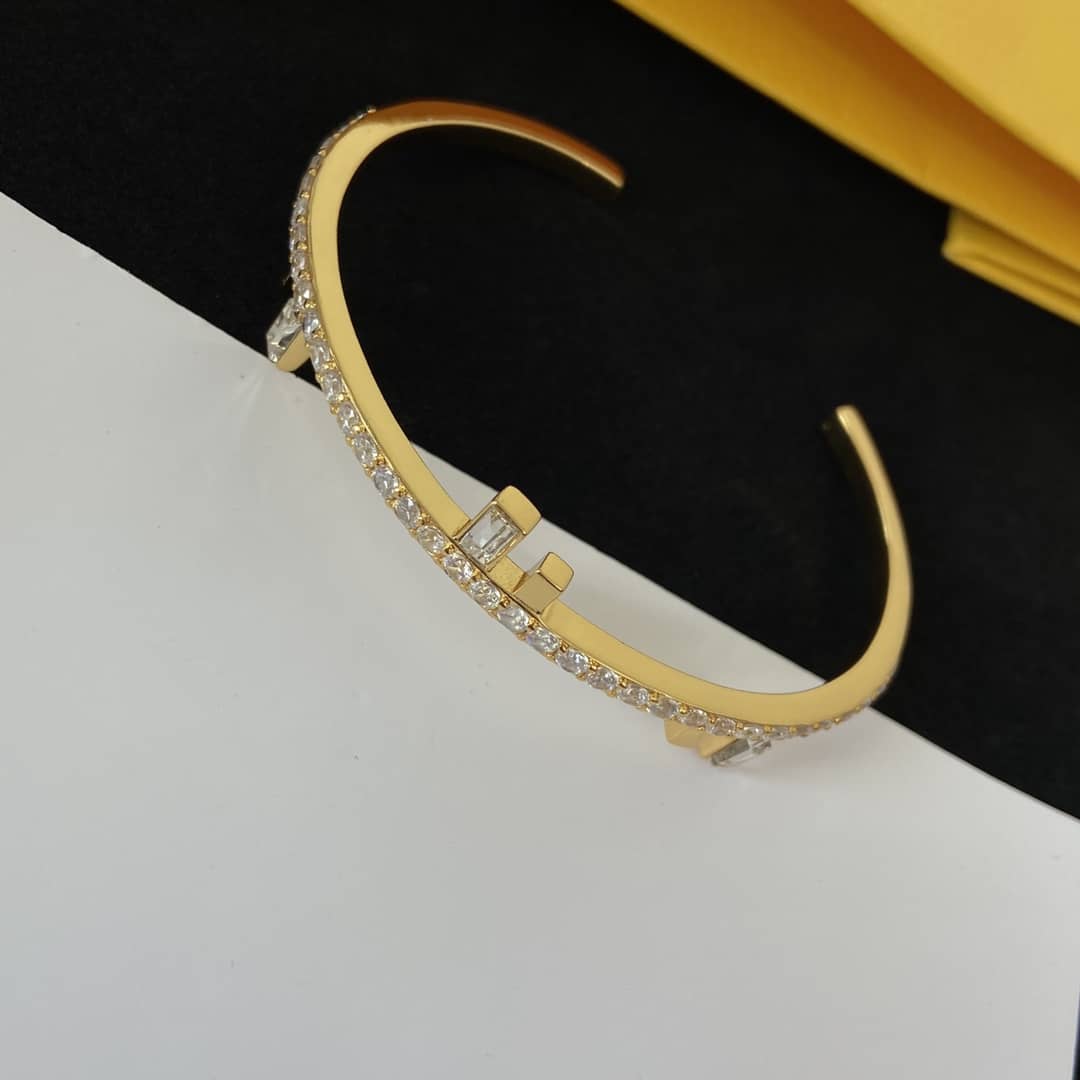 Knockoff F**di Logo Bracelet