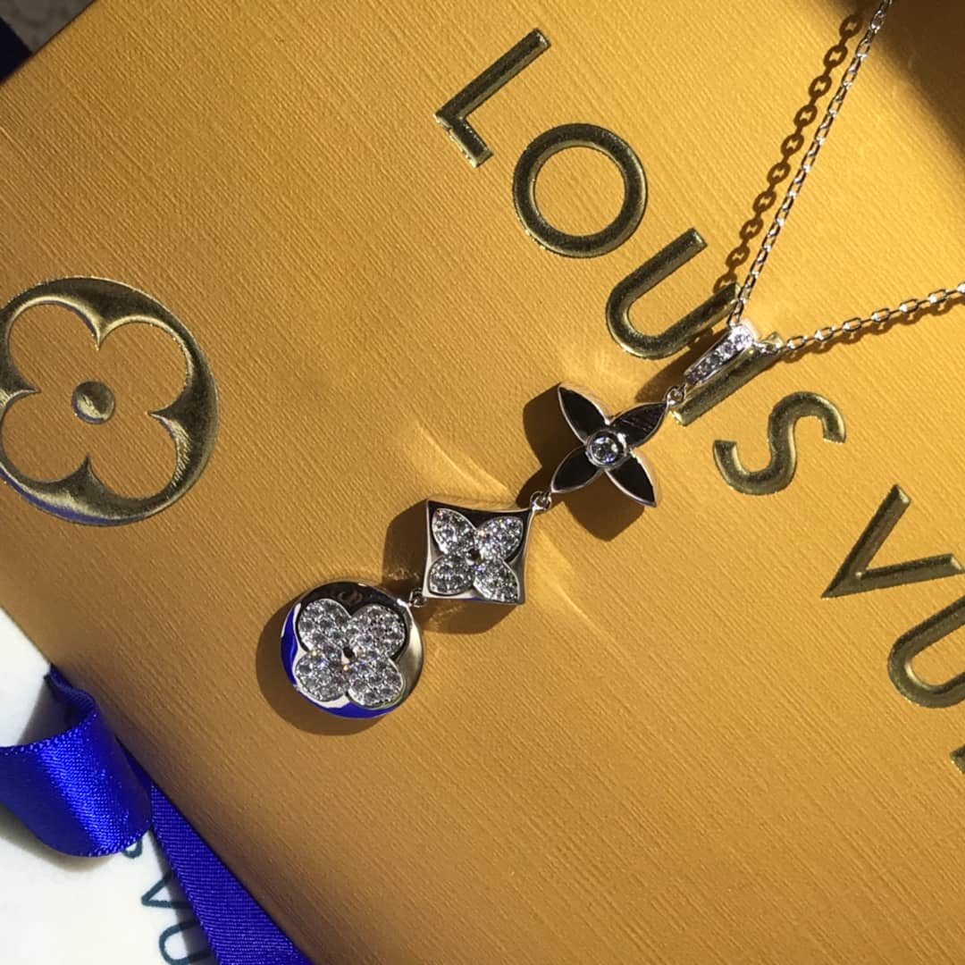 Knockoff L0vis Vvtt0n Logo Necklace