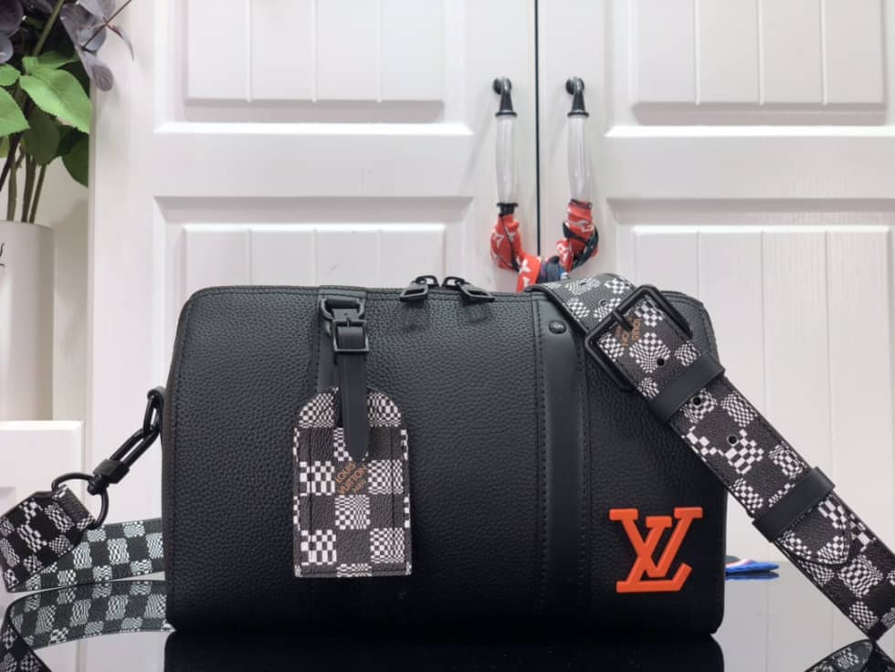 LV Duffle Bag Replica City Keepall Virgil Abloh M57417