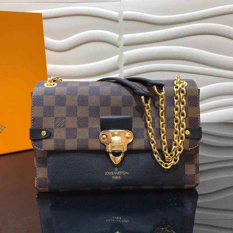 L0vis Vvtt0n Vavin PM Damier Ebene Replica Bag Black N40108