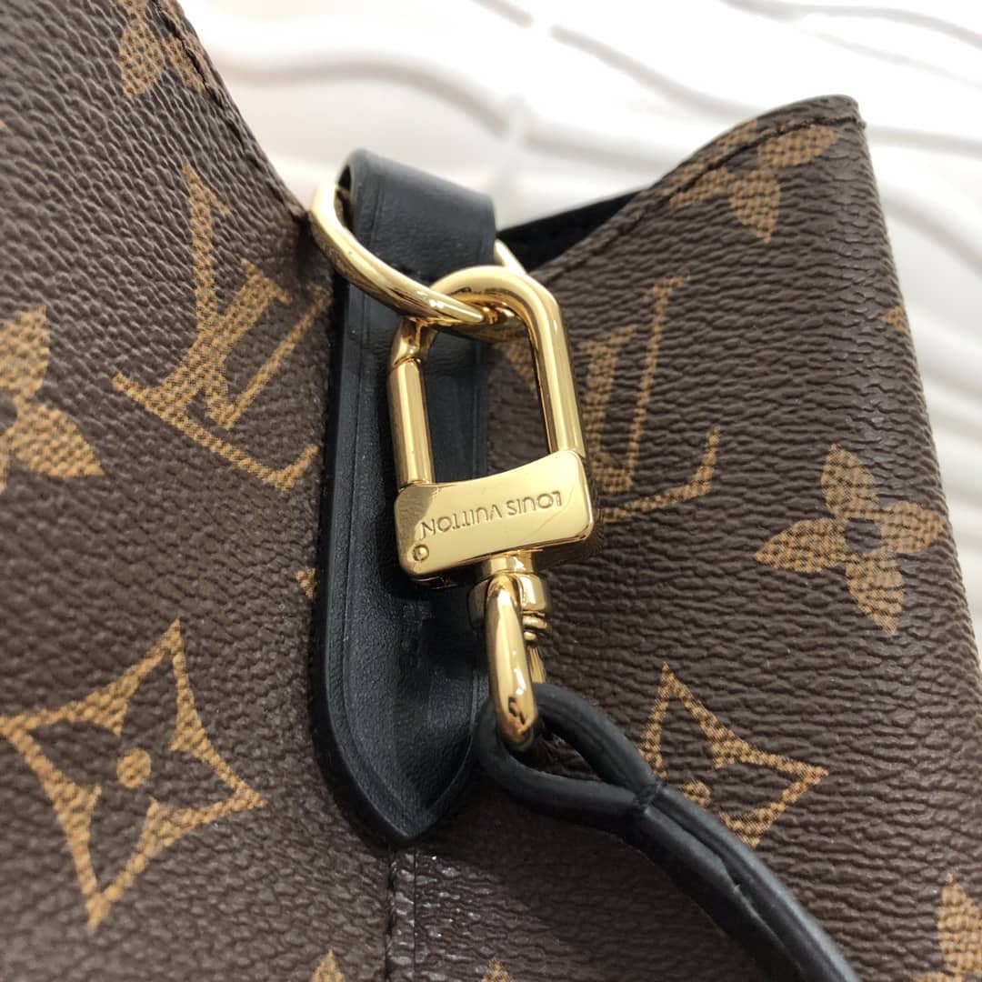 L0vis Vvtt0n Noe Monogram Canvas Replica Bucket Bag Black
