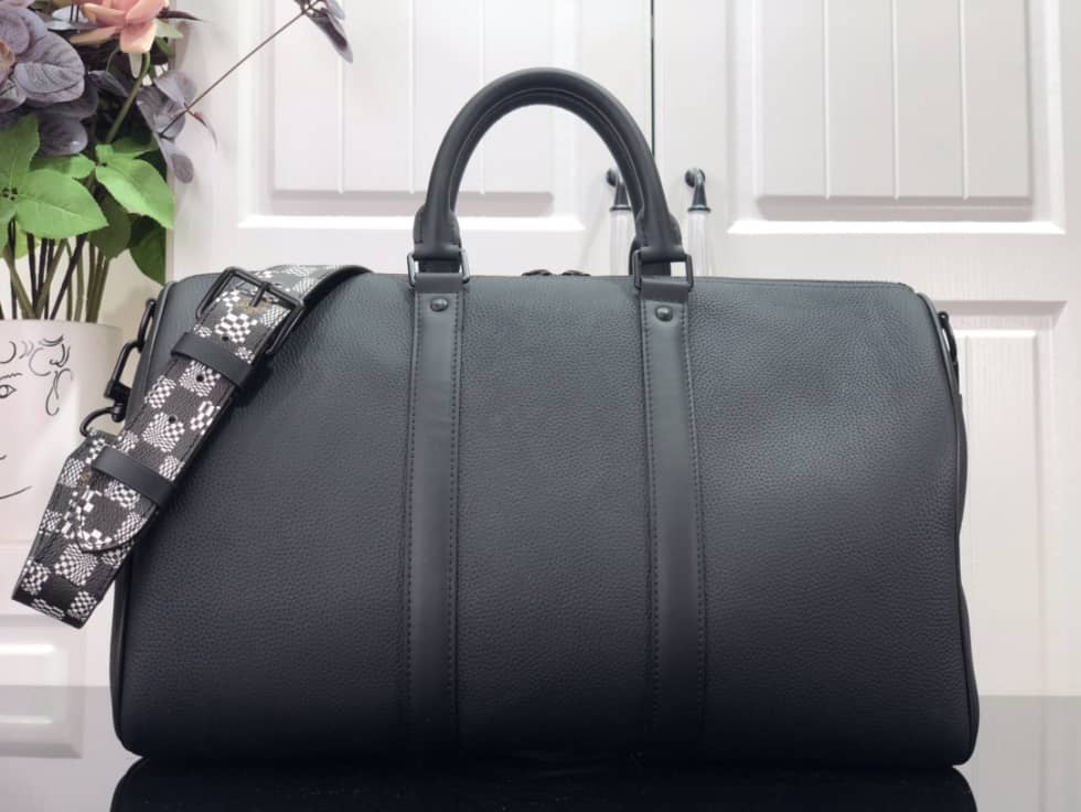 LV Duffle Bag Replica Damier Distorted Keepall Bandouliere 40 M57416