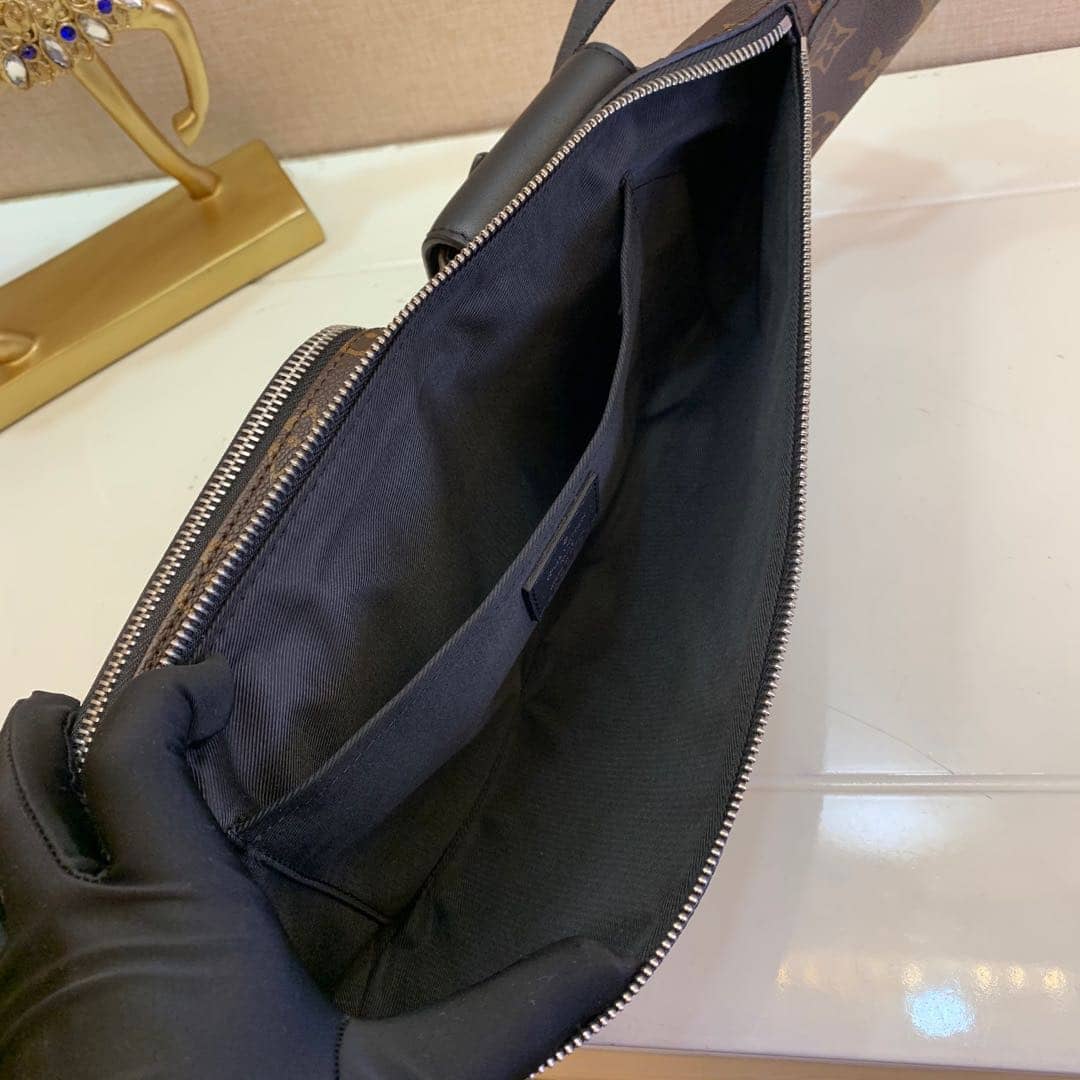 LV Bum Bag Dupe Monogram Macassar Christopher  M45337