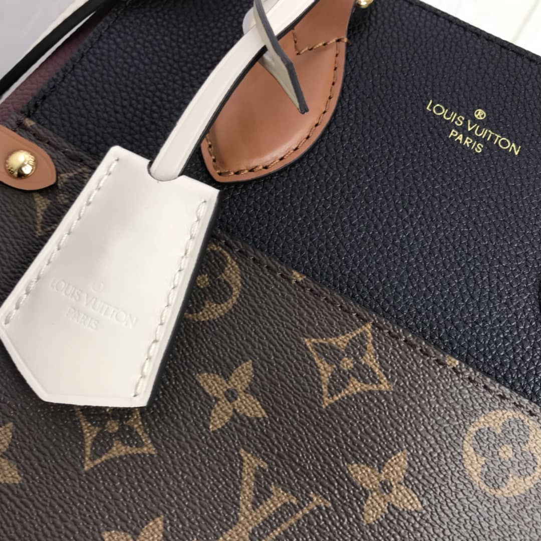 L0vis Vvtt0n Monogram Fold MM 2way Tote Replica Black M45409
