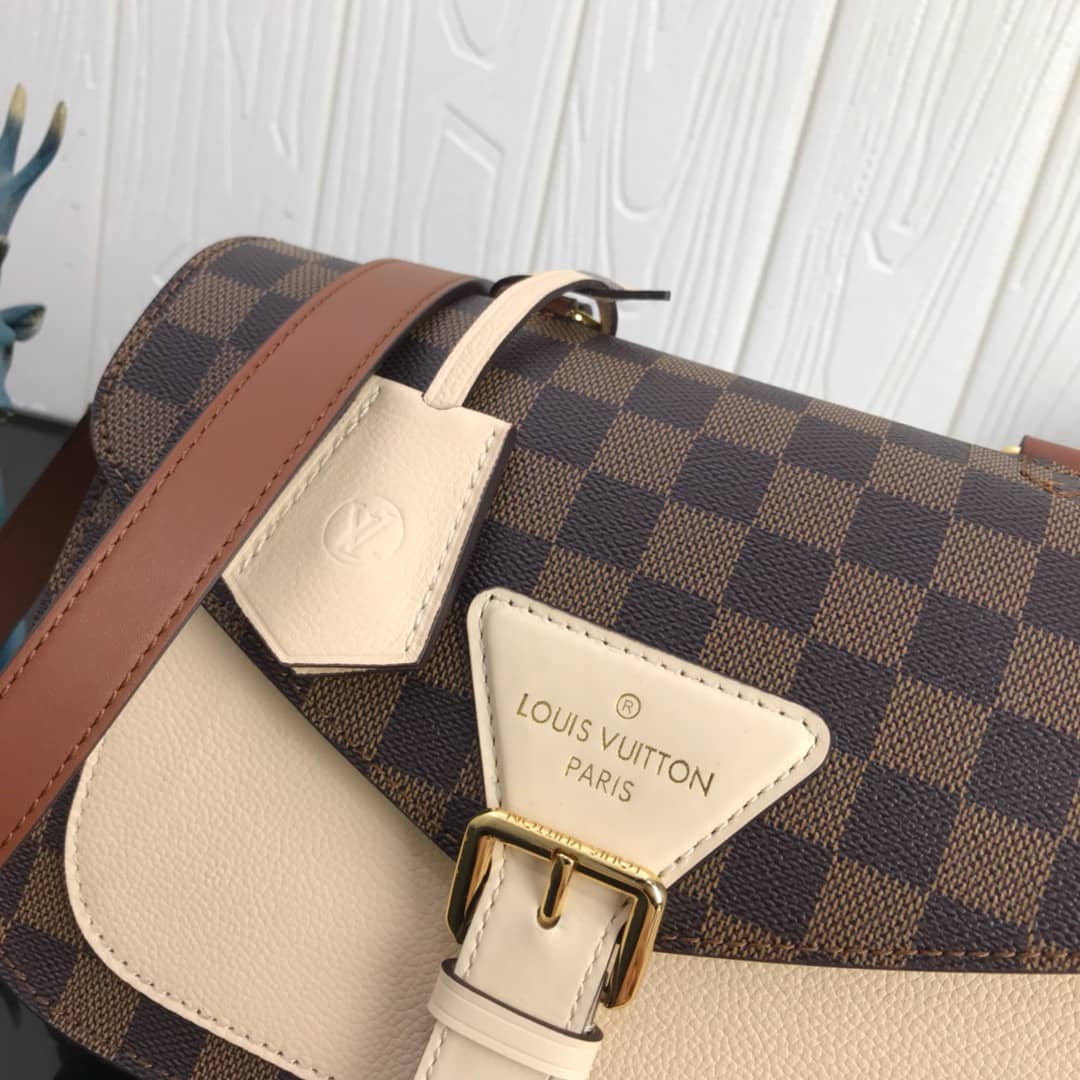 L0vis Vvtt0n Damier Canvas Trendy Replica Crossbody Bag White N40146