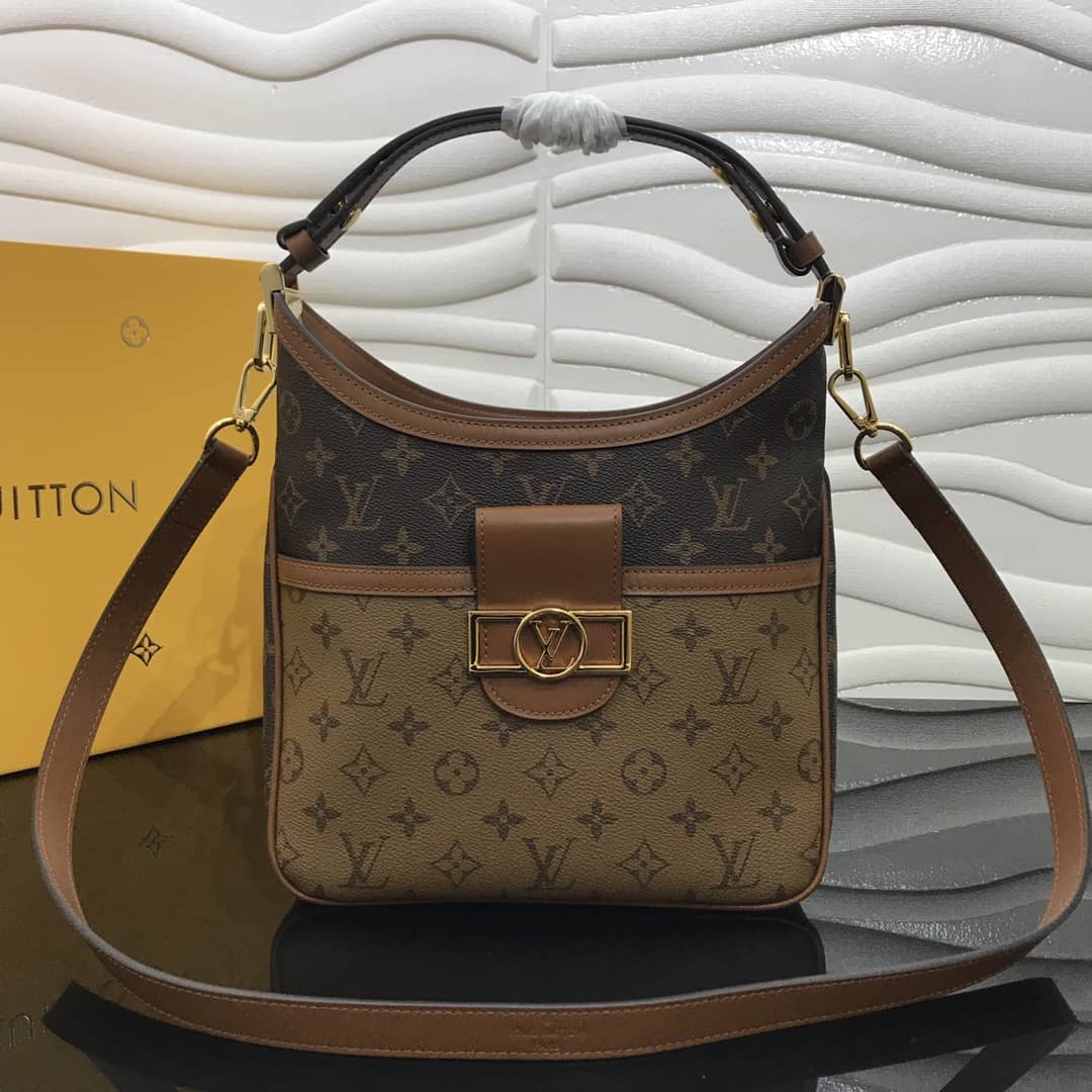 L0vis Vvtt0n Monogram Dauphine PM 2way Replica Hobo M45194