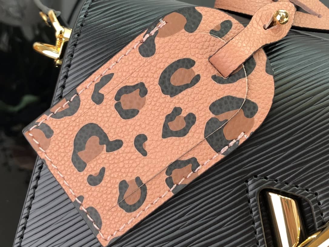 L0vis Vvtt0n Twist MM Epi Grained Leather Replica Bag Black M58689