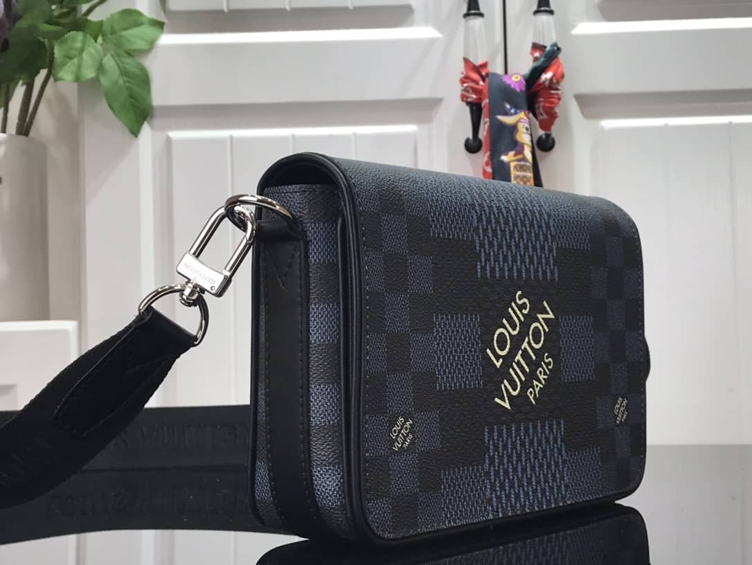 L0vis Vvtt0n Studio Damier Messenger Bag Replica Blue N50013