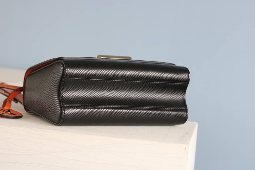 LV Tote Dupe Twist MM Crossbody Bag Replica Black M50305