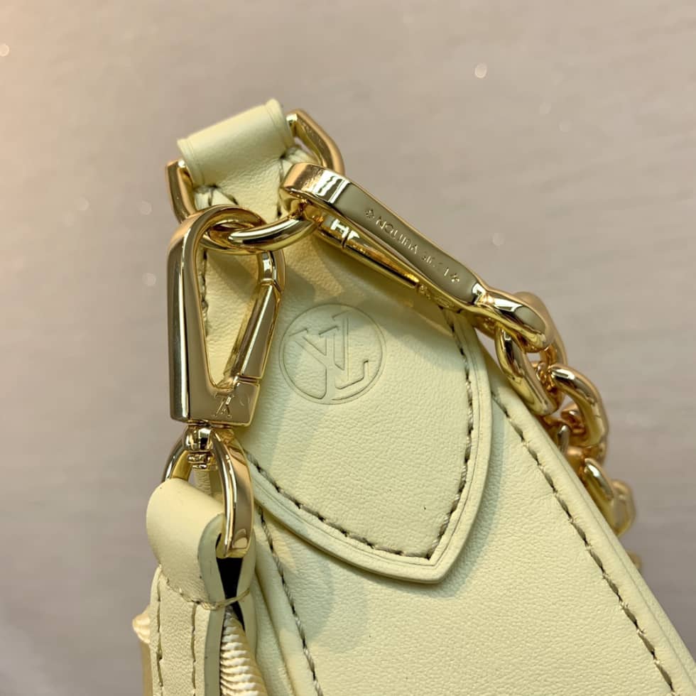 L0vis Vvtt0n Over The Moon Calfskin Leather Yellow M59823 Replica Hobo