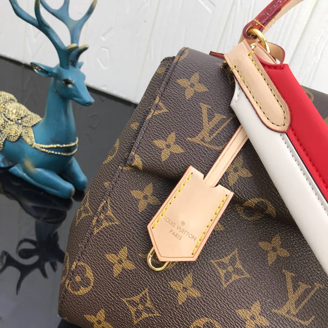 L0vis Vvtt0n Cluny BB Monogram Canvas Shoulder Handbag Replica Red M42738