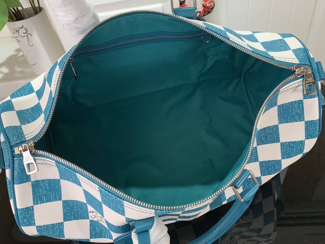 L0vis Vvtt0n Keepall Bandoulière 45 Virgil Abloh Bag Replica Green N80404