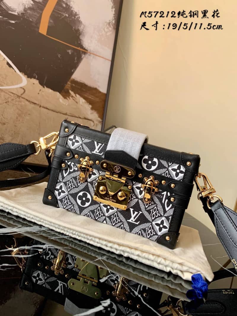 L0vis Vvtt0n Since 1854 Petite Malle Replica Bag Black M57212