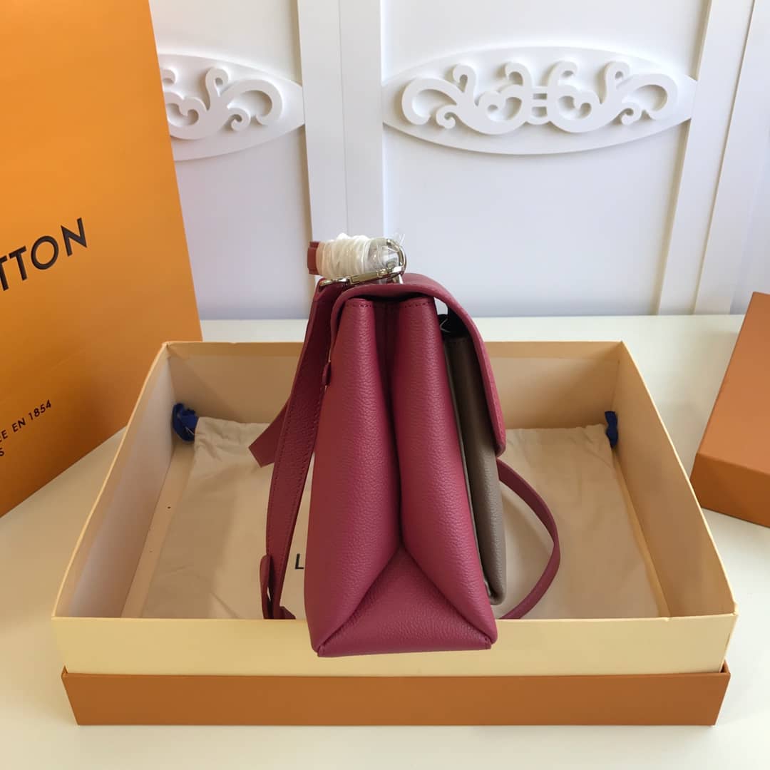 L0vis Vvtt0n MyLockMe 2way Leather Grain Replica Satchel Pink M54849
