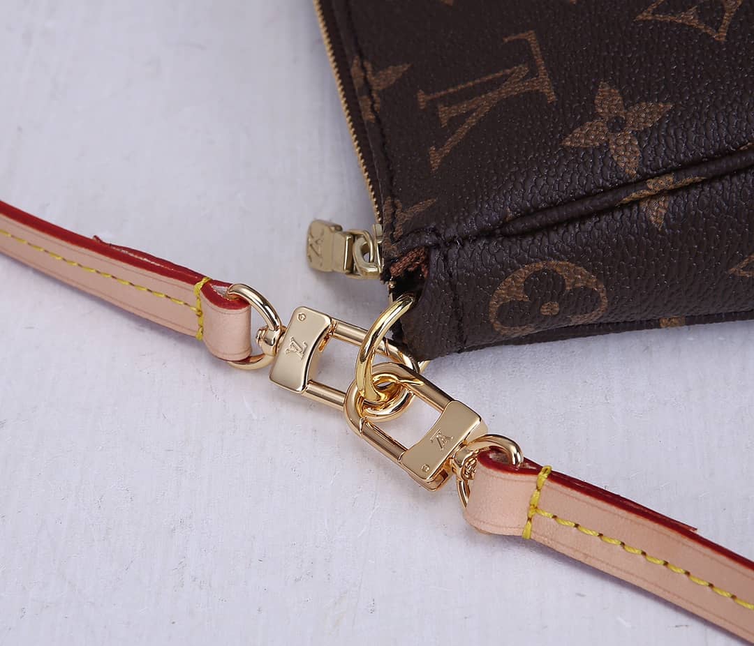 L0vis Vvtt0n Replica Pochette Accessoires Canvas Brown M40712