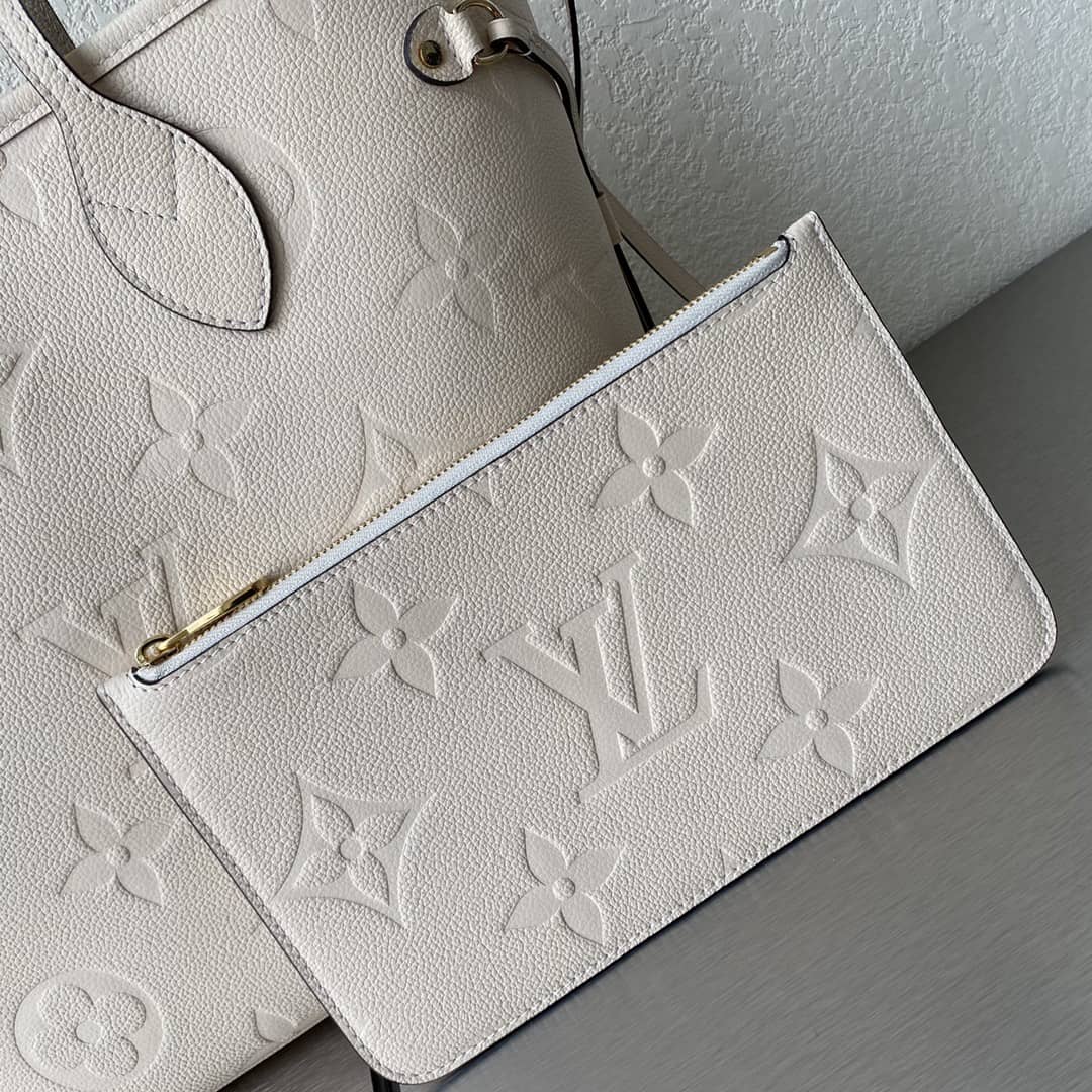 L0vis Vvtt0n Neverfull Dupe MM Monogram Empreinte Leather Bag M45685