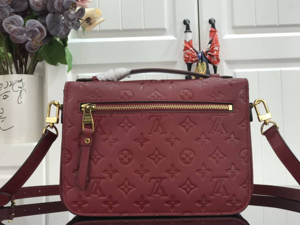 L0vis Vvtt0n Pochette Metis Marine Leather Red M44071 Replica Shoulder Bag