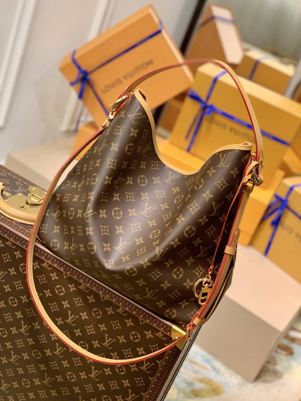 L0vis Vvtt0n Delightful MM Monogram M50156 Replica Shoulder Bag