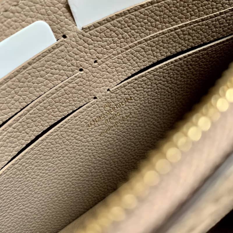 L0vis Vvtt0n Monogram Empreinte Vavin Chain Long Wallet Replica Apricot M67839