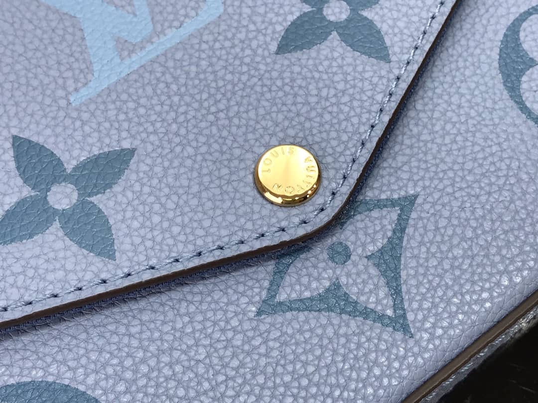 L0vis Vvtt0n Monogram Pochette Felicie Replica Bag Blue M80498