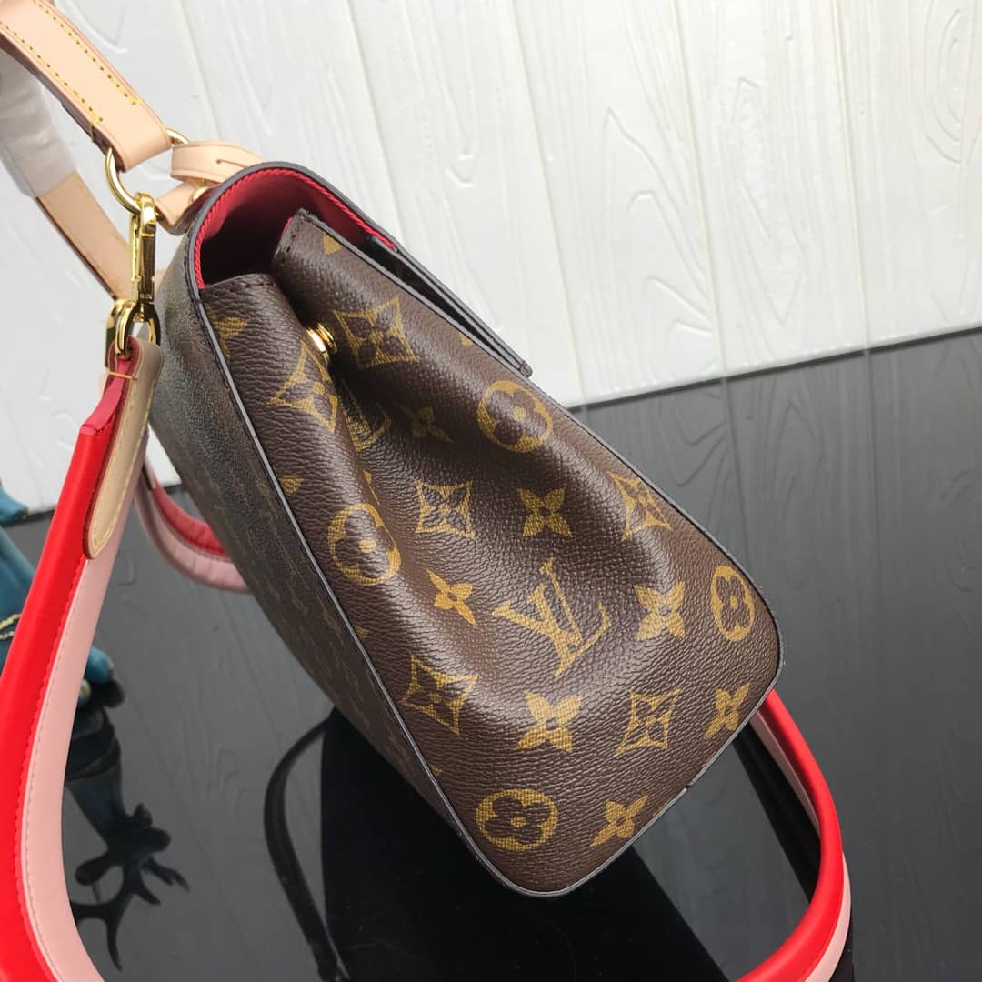 L0vis Vvtt0n Cluny BB Monogram Canvas Shoulder Bag Replica Red M42738
