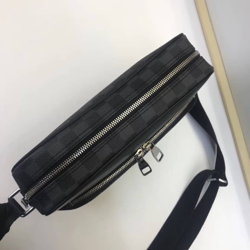 L0vis Vvtt0n Damier Graphite Dayton Reporter PM Replica Shoulder Bag N41408