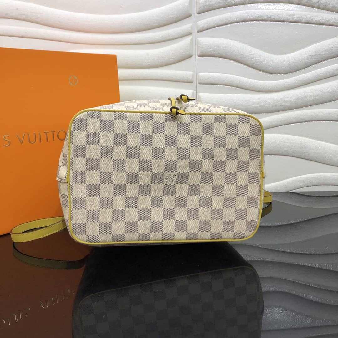 L0vis Vvtt0n Neonoe Replica Bucket Bag Beige Yellow M44020