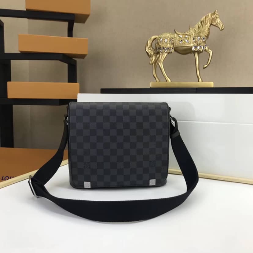 L0vis Vvtt0n District PM Damier Graphite Canvas Messenger Bag Replica N41028