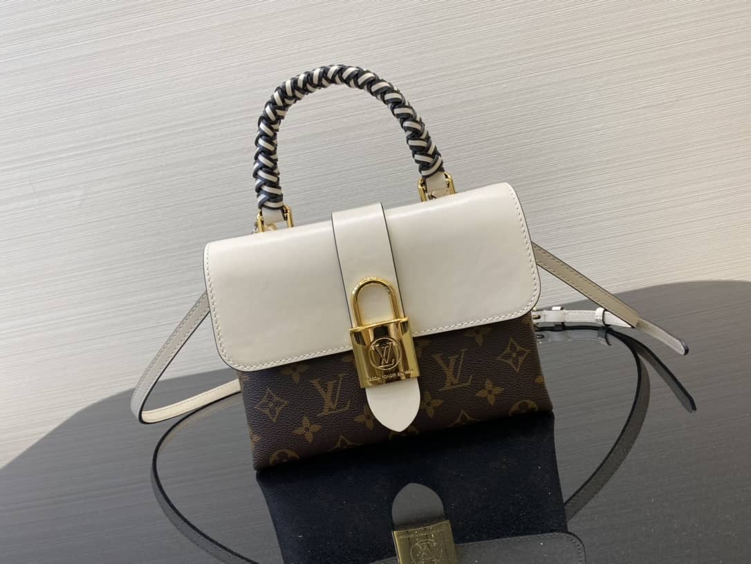 L0vis Vvtt0n Monogram Canvas Locky BB Bag Replica White M44321
