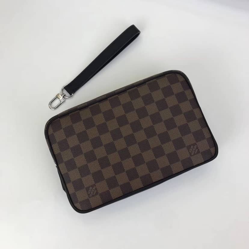 L0vis Vvtt0n Kasai Clutch Damier Ebene Canvas Replica N41663