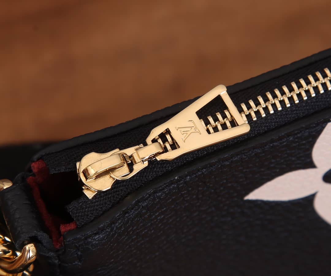 L0vis Vvtt0n Pochette Monogram Empreinte Cowhide Leather Replica Crossbody Bag Black M45777
