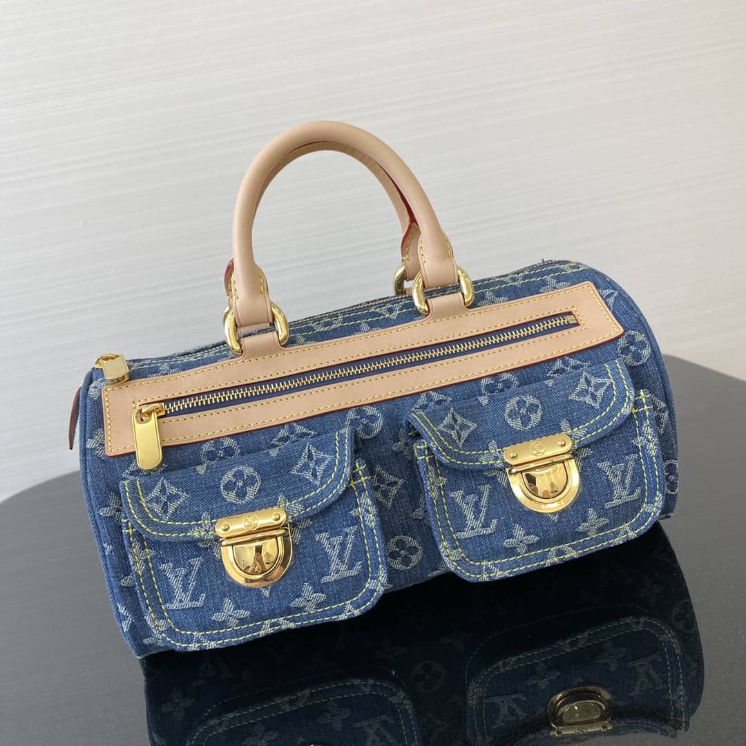 L0vis Vvtt0n Replica Bags Speedy Neo Monogram Denim  M44462
